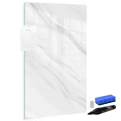 Magnetisk whiteboard med marmorbølger