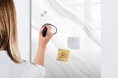 Magnetisk whiteboard med marmorbølger