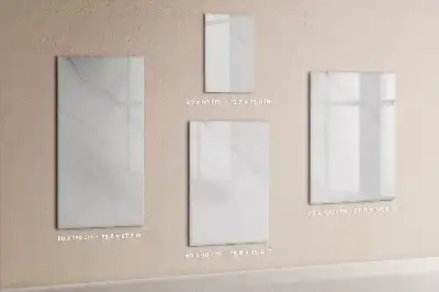 Magnetisk whiteboard med marmorbølger