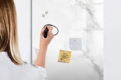Tørreslette magnetisk board Marmor