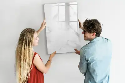Tørreslette magnetisk board Marmor