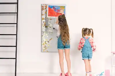 Magnetisk whiteboard med stjernemotiv