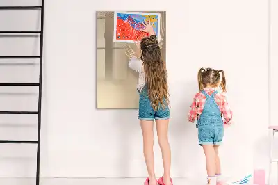 Magnetisk whiteboard til tør-aftørring i designet abstrakt lys