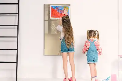 Magnetisk whiteboard til tør-aftørring i designet abstrakt lys
