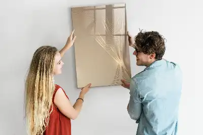 Magnetisk whiteboard til tør-aftørring i designet abstrakt lys