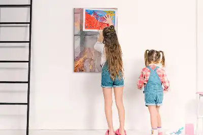 Magnetisk tørresletteboard i marmor-design