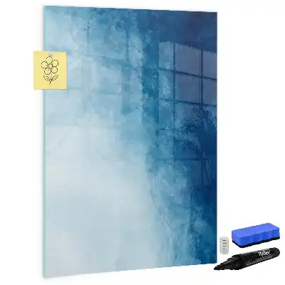 Magnetisk whiteboard motiv med vandabstraktion