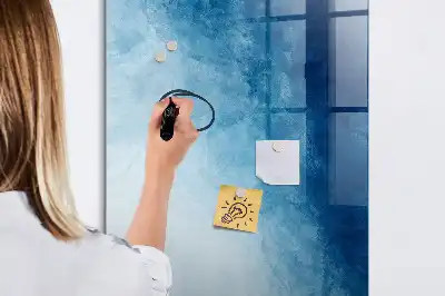 Magnetisk whiteboard motiv med vandabstraktion