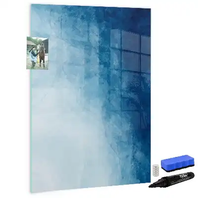 Magnetisk whiteboard motiv med vandabstraktion