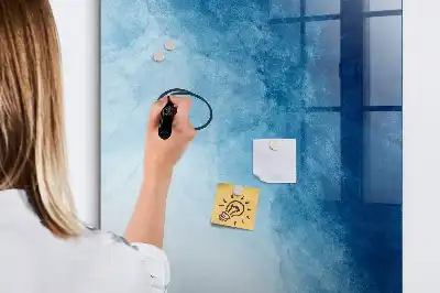 Magnetisk whiteboard motiv med vandabstraktion