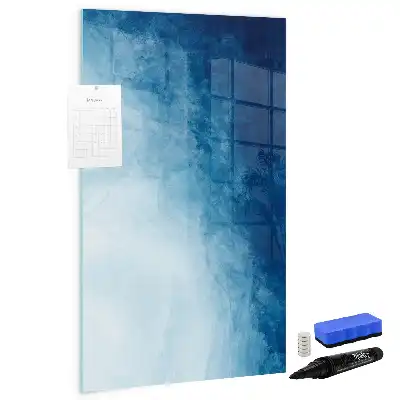 Magnetisk whiteboard motiv med vandabstraktion