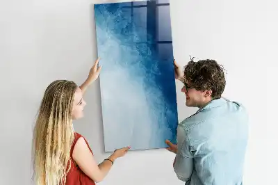 Magnetisk whiteboard motiv med vandabstraktion