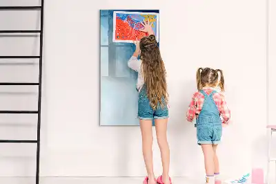 Magnetisk whiteboard motiv med vandabstraktion