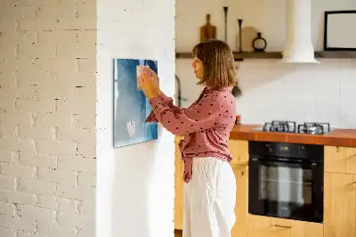 Magnetisk whiteboard motiv med vandabstraktion
