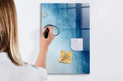 Magnetisk whiteboard motiv med vandabstraktion