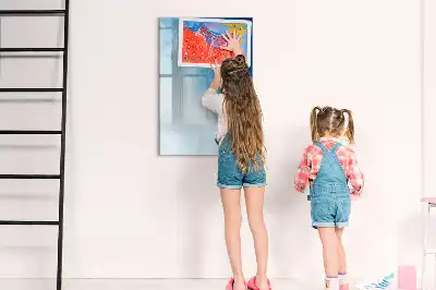 Magnetisk whiteboard motiv med vandabstraktion