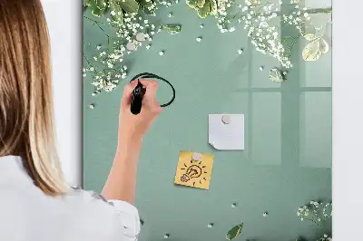 Magnetisk whiteboard tørresletbar tavle