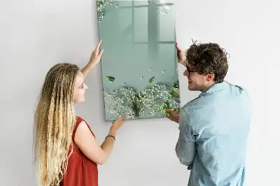 Magnetisk whiteboard tørresletbar tavle