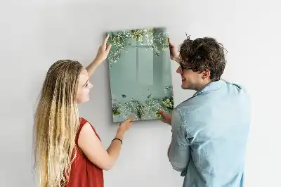 Magnetisk whiteboard tørresletbar tavle