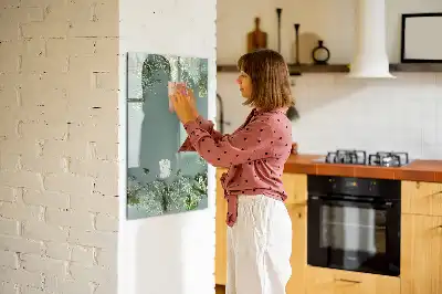 Magnetisk whiteboard tørresletbar tavle
