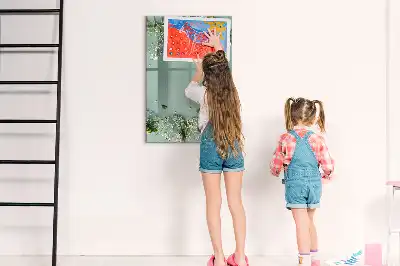 Magnetisk whiteboard tørresletbar tavle