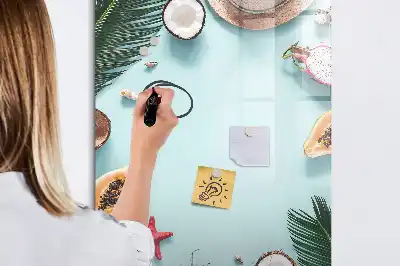 Magnetisk opslagstavle Tørreslette model Sommersammensætning