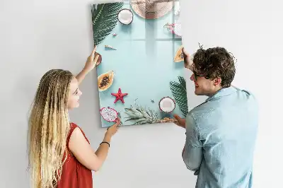Magnetisk opslagstavle Tørreslette model Sommersammensætning