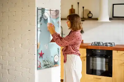 Magnetisk opslagstavle Tørreslette model Sommersammensætning