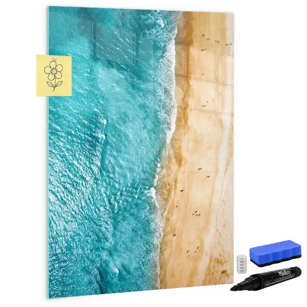 Magnetisk whiteboard model Havstrand