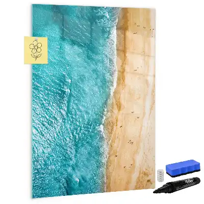 Magnetisk whiteboard model Havstrand