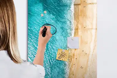 Magnetisk whiteboard model Havstrand