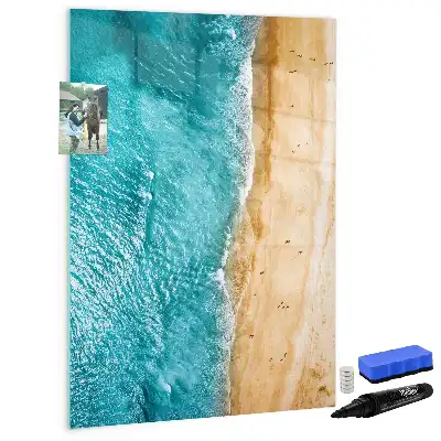Magnetisk whiteboard model Havstrand