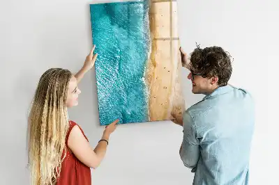 Magnetisk whiteboard model Havstrand