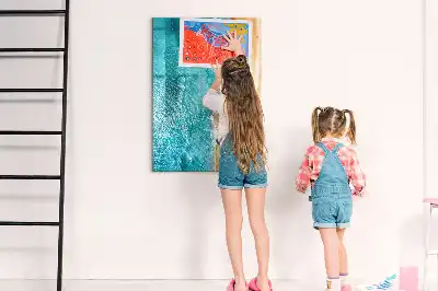 Magnetisk whiteboard model Havstrand