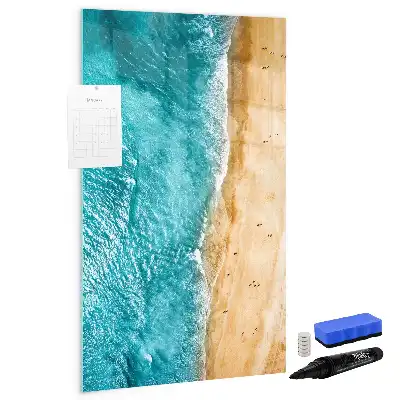 Magnetisk whiteboard model Havstrand