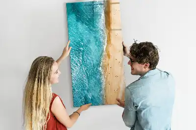 Magnetisk whiteboard model Havstrand