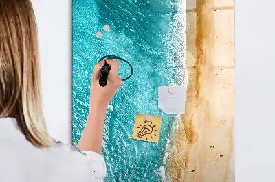 Magnetisk whiteboard model Havstrand