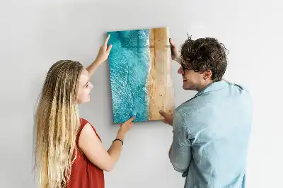 Magnetisk whiteboard model Havstrand