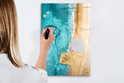 Magnetisk whiteboard model Havstrand