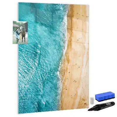 Magnetisk whiteboard model Havstrand