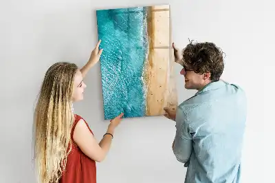 Magnetisk whiteboard model Havstrand