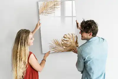 Magnetisk whiteboard i designet Gyldne blade