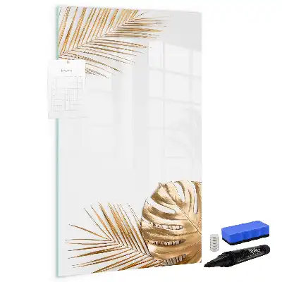 Magnetisk whiteboard i designet Gyldne blade