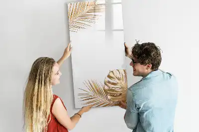 Magnetisk whiteboard i designet Gyldne blade