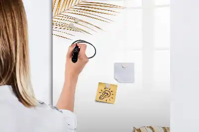 Magnetisk whiteboard i designet Gyldne blade