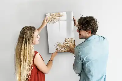 Magnetisk whiteboard i designet Gyldne blade