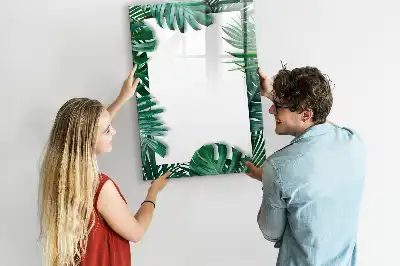 Magnetisk tørresletteboard med Monstera-ramme