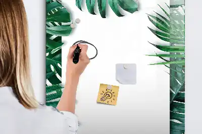 Magnetisk tørresletteboard med Monstera-ramme