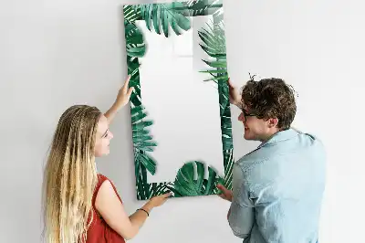 Magnetisk tørresletteboard med Monstera-ramme
