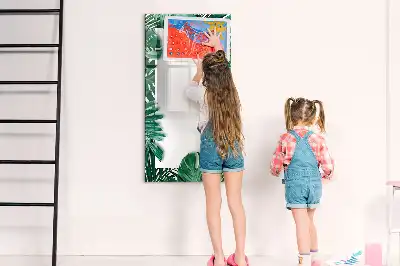 Magnetisk tørresletteboard med Monstera-ramme